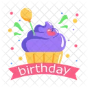 Birthday Cupcake Birthday Muffin Birthday Food Icon