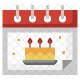 Birthday Date  Icon