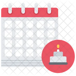 Birthday Date  Icon