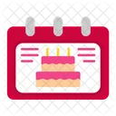 Birthday Calendar Date Icon