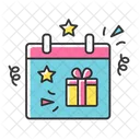 Birthday Date  Icon