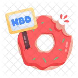 Birthday Donut  Icon