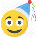 Birthday Emoji Party Icon