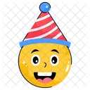 Emoticon Party Face Icône