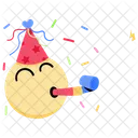 Birthday Emoji Birthday Celebration Party Horn Icon