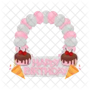 Birthday Frame Birthday Card Icon