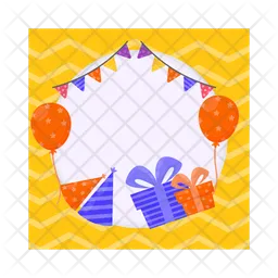 Birthday frame  Icon