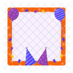 Birthday frame  Icon