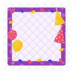 Birthday frame  Icon