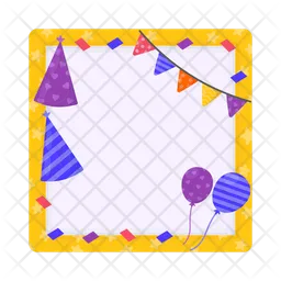 Birthday frame  Icon