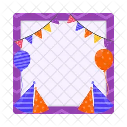 Birthday frame  Icon