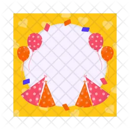 Birthday frame  Icon