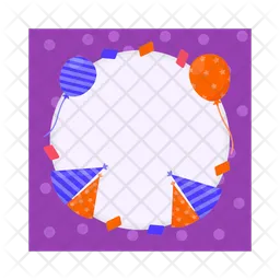 Birthday frame  Icon