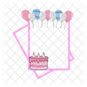 Birthday Card Frame Icon