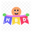 Birthday Garland  Icon