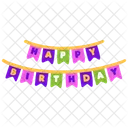 Birthday garlands  Icon