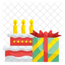 Birthday Gift Birthday Cake Icon