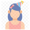 Birthday Girl Birthday Celebration Icon