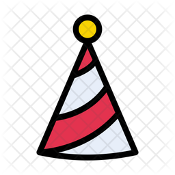 Download Free Birthday Hat Icon Of Colored Outline Style Available In Svg Png Eps Ai Icon Fonts