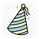 Birthday Hat Cone Colorful Icon