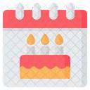 Birthday Celebration Anniversary Icon