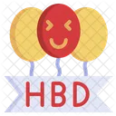 Birthday Party Balloon アイコン