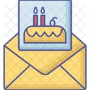 Birthday Invitation Party Icon