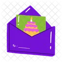 Birthday invitation  Icon