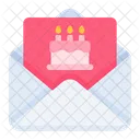 Birthday invitation  Icon