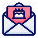 Birthday invitation  Icon