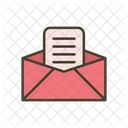 Birthday Invitation Envelope Message Icon