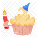 Birthday Muffin  Icon