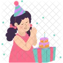 Birthday Prayer Kids Child Icon