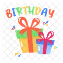 Gift Boxes Birthday Surprise Birthday Presents Icon