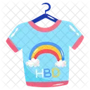 お祝い、アパレル、Tシャツ アイコン