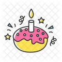 Birthday sweet cake  Icon
