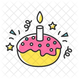 Birthday sweet cake  Icon