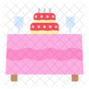 Birthday Table  Icon