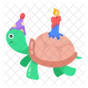 Birthday Turtle  Icon