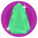 Gemstone Diamond Emerald Icon