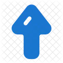 Nach Oben Pfeil Norden Symbol