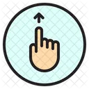 Nach Oben Finger Geste Icon