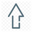 Nach Oben Pfeil Hochladen Symbol