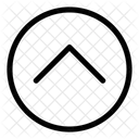Nach Oben Pfeil Richtung Symbol