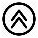 Nach Oben Richtung Pfeil Symbol
