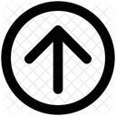 Pfeil Material Nach Oben Symbol