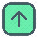 Nach Oben Pfeil Richtung Symbol