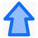 Nach Oben Pfeil Richtung Symbol