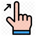 Nach Oben Hand Hande Und Gesten Symbol