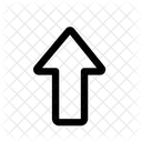 Nach Oben Richtung Pfeil Symbol